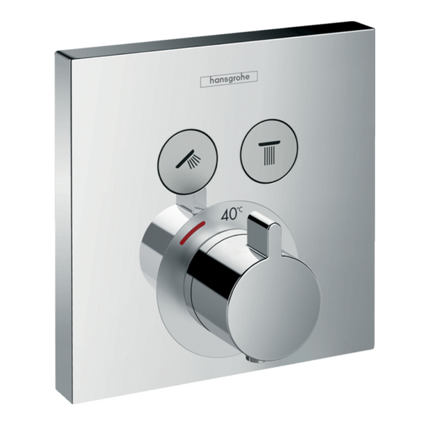 ShowerSelect Termostato empotrado para 2 funciones Cromo Hansgrohe 15763000 Essentials
