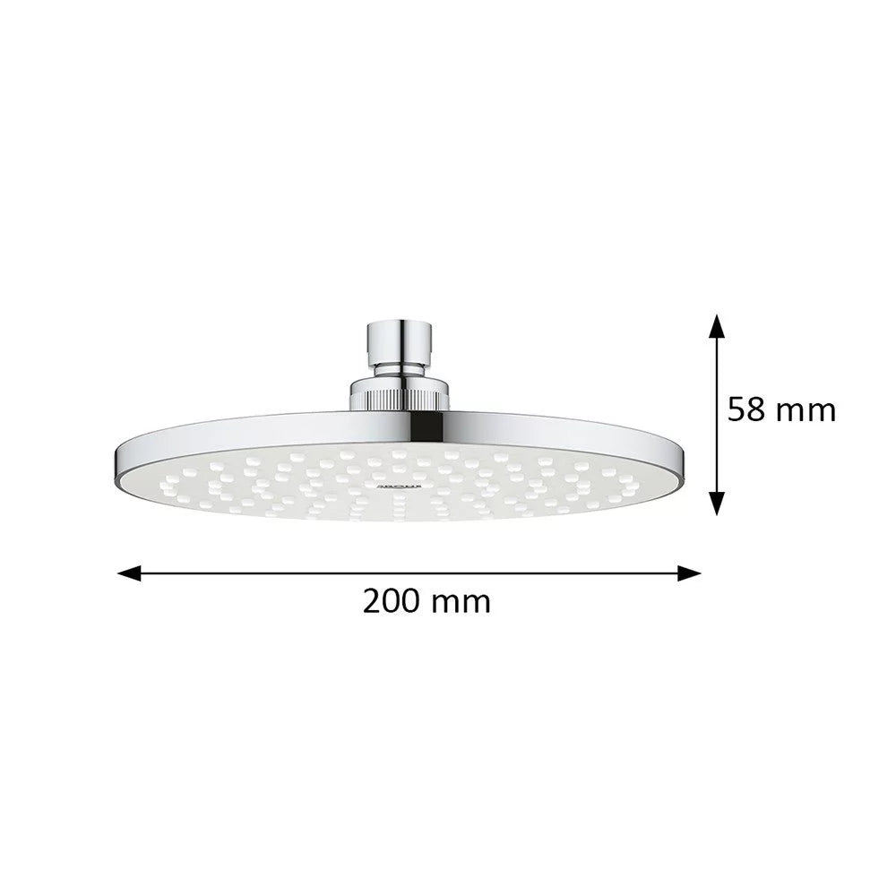 Regadera Bau Cosmopolitan 200 ABS Cromo GROHE