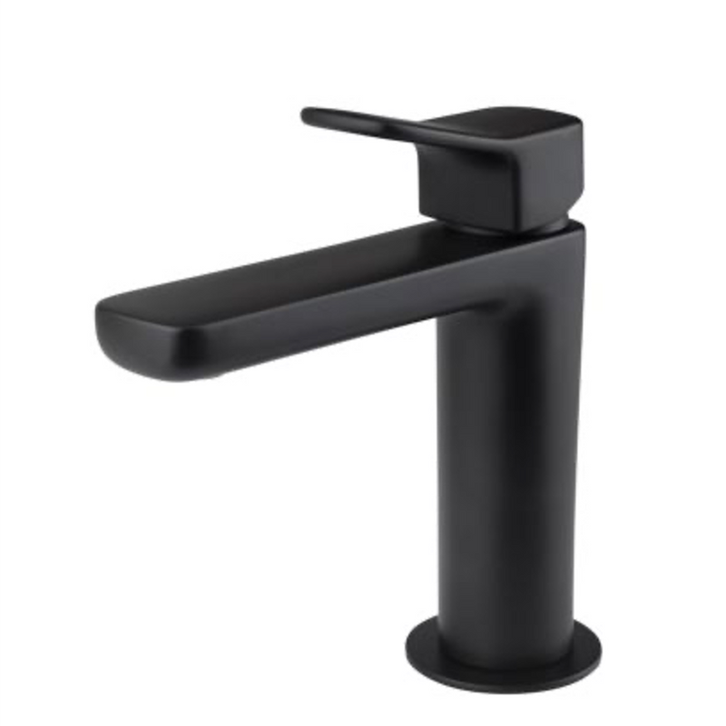 Monomando Corto para Lavabo BRIM® Negro Mate Stanza 21.2160.37