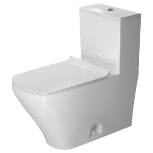 WC One Piece DuraStyle fabricado en Porcelana Asiento Soft Close y Sifón Completo Vitrificado Duravit DS 2157011014