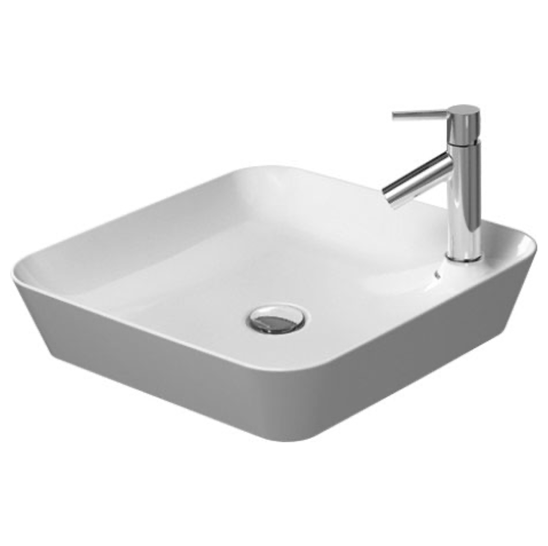 Lavabo Cape Cod Sobre Cubierta sin Rebosadero 46x46x10 cm Duravit 2340460000