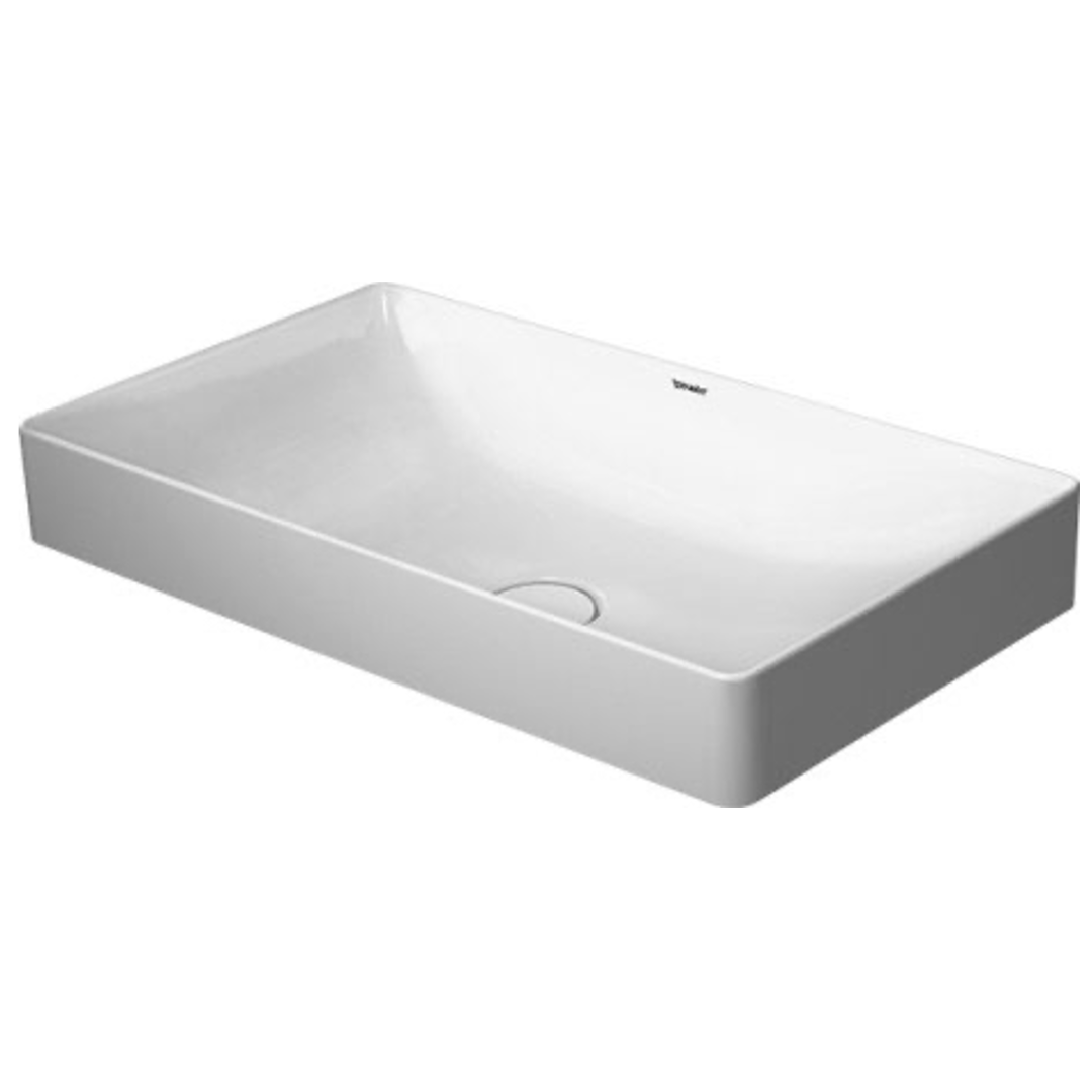 Lavabo DuraSquare Sobre Cubierta sin Rebosadero 60x34.5x14.5 cm Duravit 2355600000