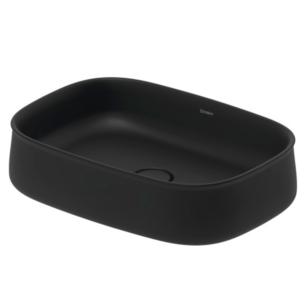 Lavabo Zencha Sobre Cubierta sin Rebosadero Antracita 55x39x13.5 cm Duravit 2373551379