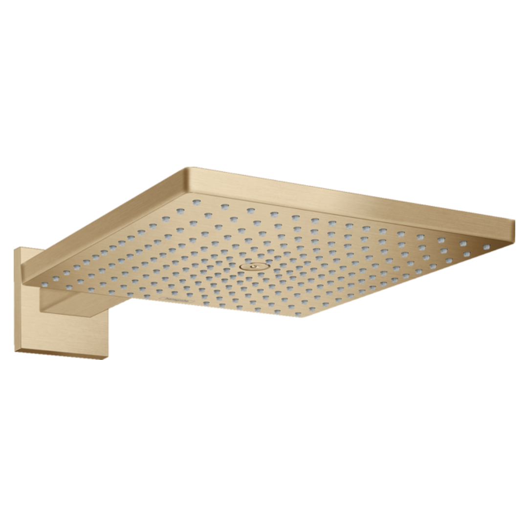 Raindance E Ducha Fija 300 1jet con Brazo 30x30 cm Bronce Cepillado Hansgrohe 26238140 Essentials