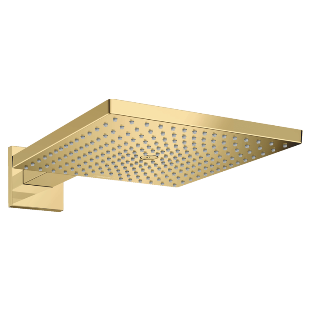Raindance E Ducha Fija 300 1jet con Brazo 30x30 cm Oro Pulido Hansgrohe 26238990