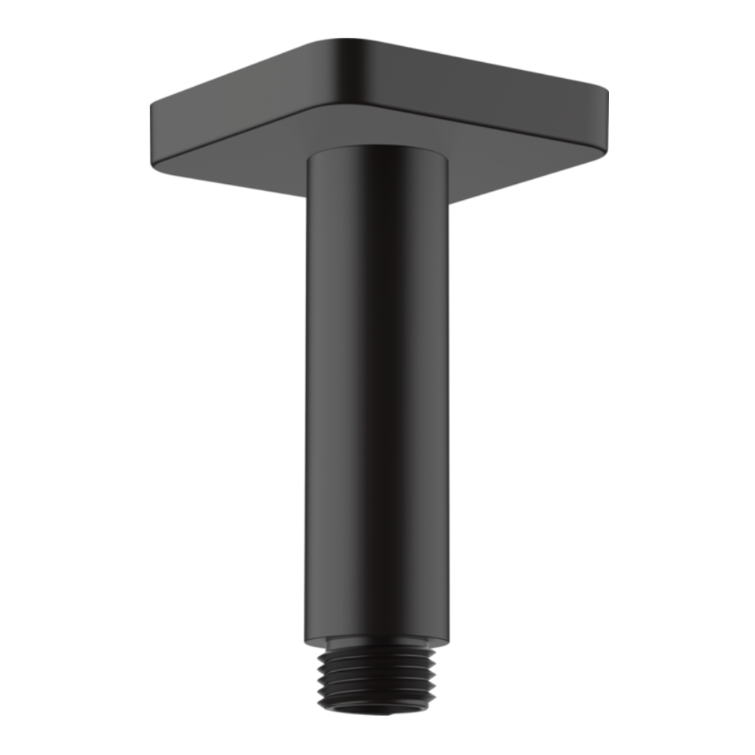 Vernis Shape Conexión de techo 10 cm Negro Mate Hansgrohe 26406670 Essentials