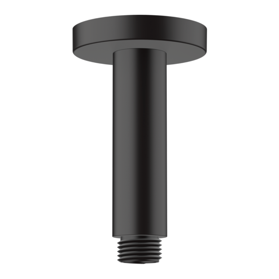 Vernis Blend Conexión Brazo de techo 10 cm Negro Mate Hansgrohe 27804670 Essentials