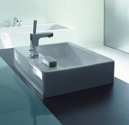 Lavabo Vero Sobre Cubierta con Rebosadero 59.5x46.5x13 cm Duravit 0452600000