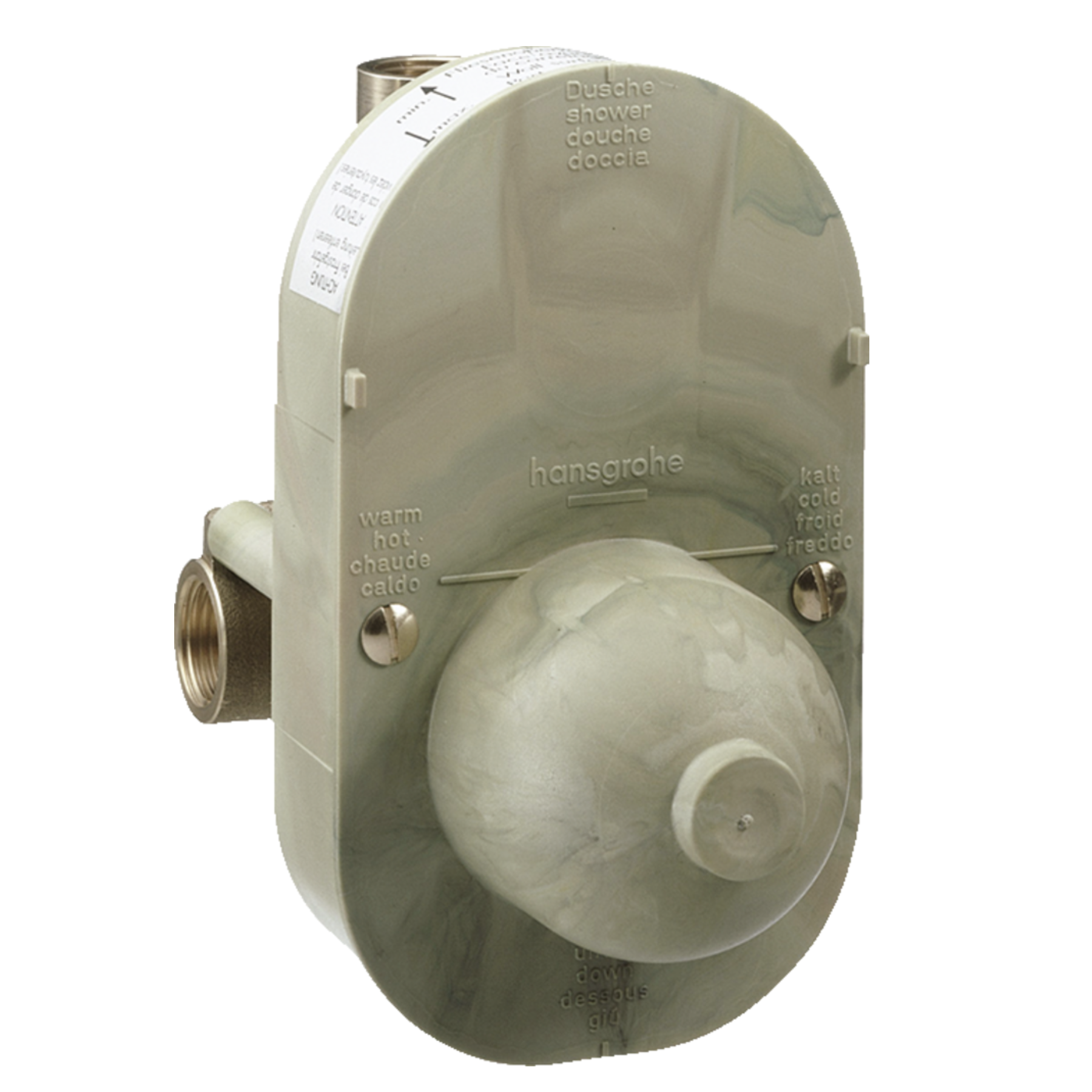 Empotre para Monomando de Regadera 2 Salidas Hansgrohe 31741180 Essentials