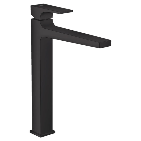 Metropol Monomando de Lavabo 260 Vaciador Push-Open Negro Mate Hansgrohe 32512670 Essentials