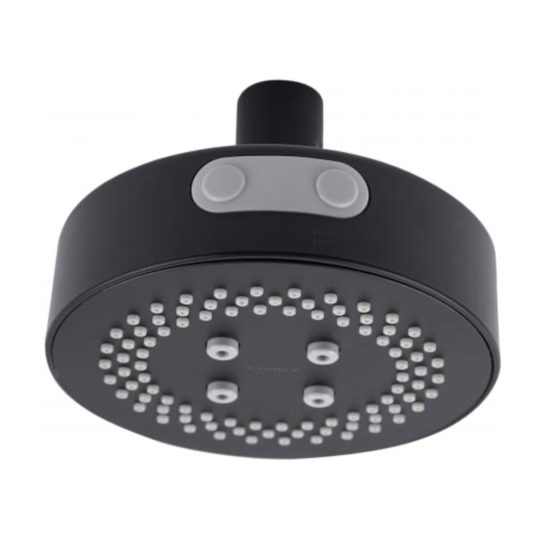 Ducha Circular Spa 11.5 cm Negro Mate STANZA 40.4073.37
