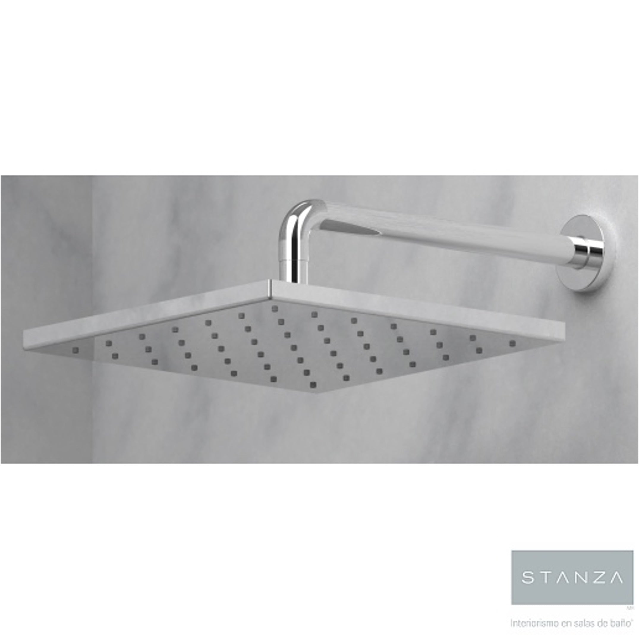Regadera de plato 33x31 cm. KADER® STANZA 40.4083.21
