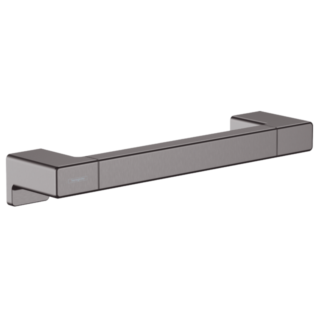 Addstoris Toallero de Manos Asidero Cromo Negro Cepillado Hansgrohe 41744340 Essentials