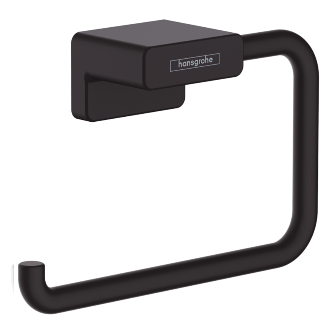 Addstoris Portarrollo Latón Negro Mate Hansgrohe 41771670 Essentials