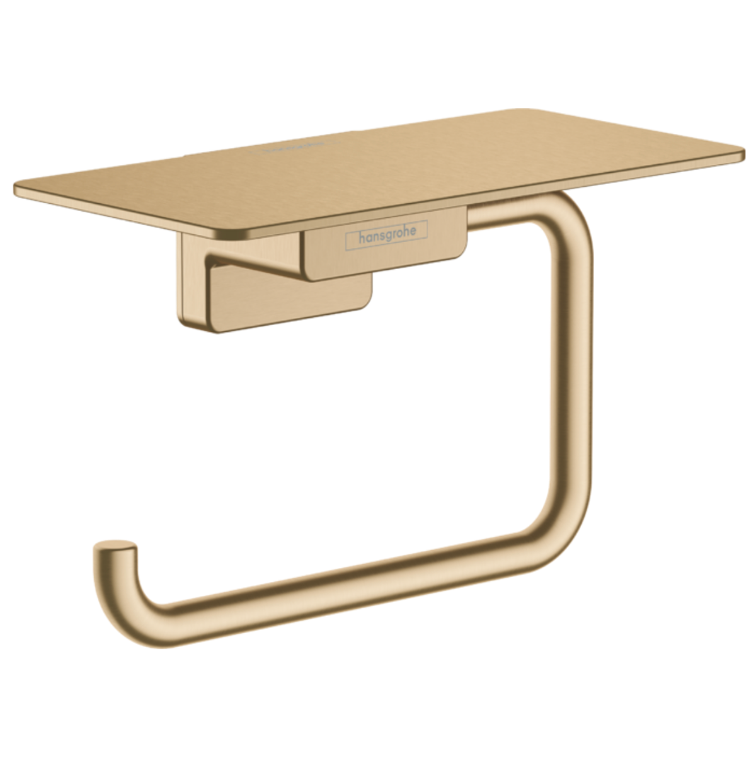 Addstoris Portarrollos con Repisa Bronce Cepillado Hansgrohe 41772140 Essentials