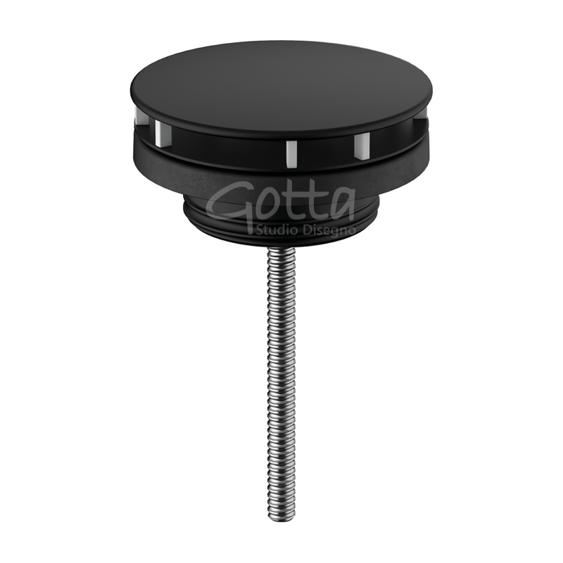 Vaciador fijo para lavabo Negro Mate Hansgrohe 50001670 Essentials