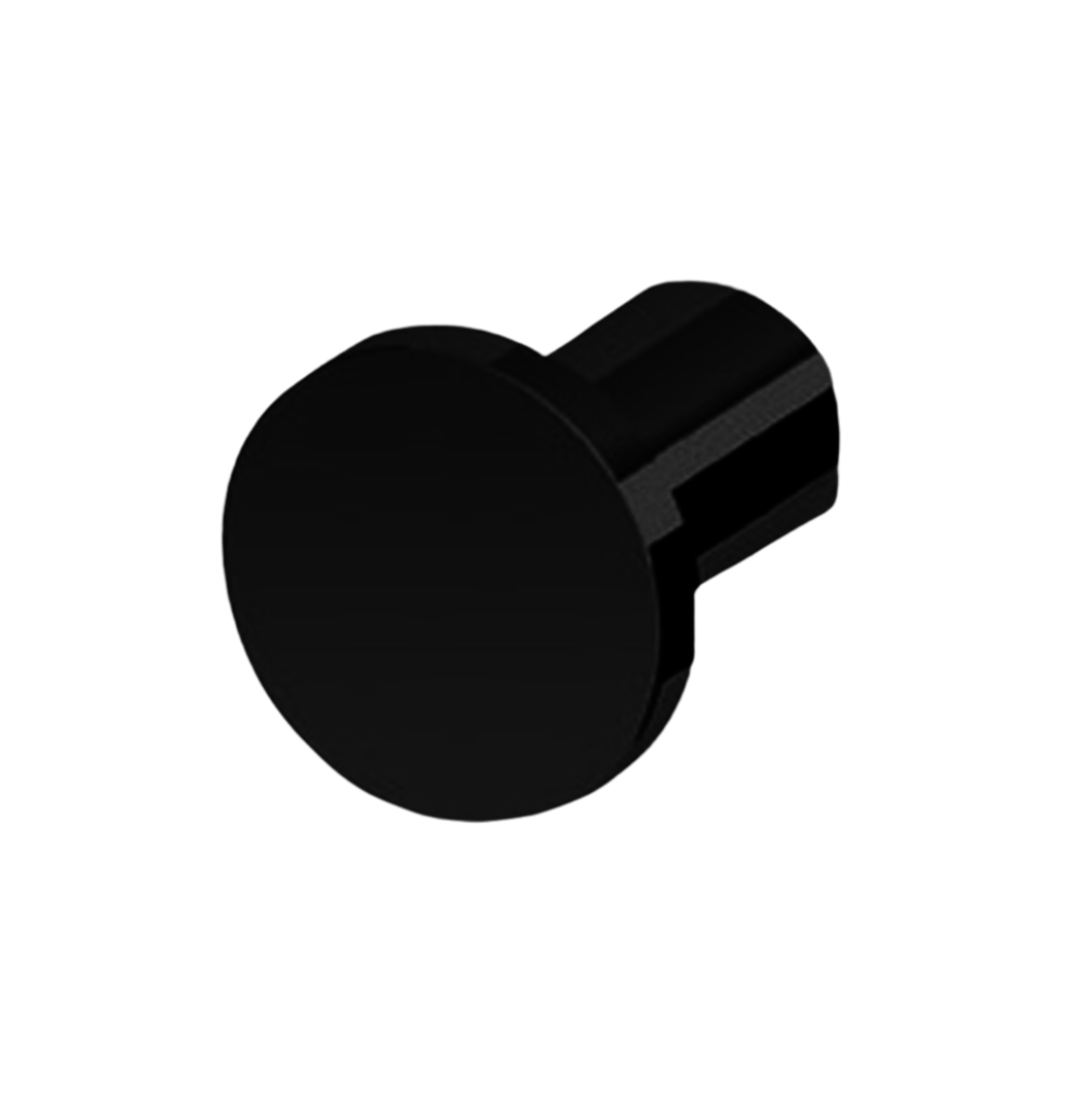 Gancho Sencillo PAN® Negro Mate STANZA 60.6015.37