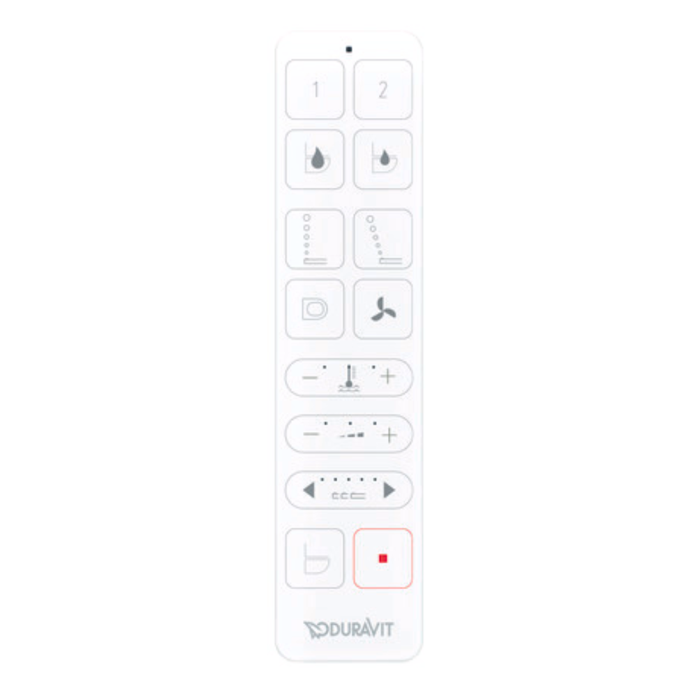 WC SensoWash® u Inodoro Inteligente a Piso. Asiento, Lavado y Secado Regulable, Mando a Distancia Duravit 622000011001300