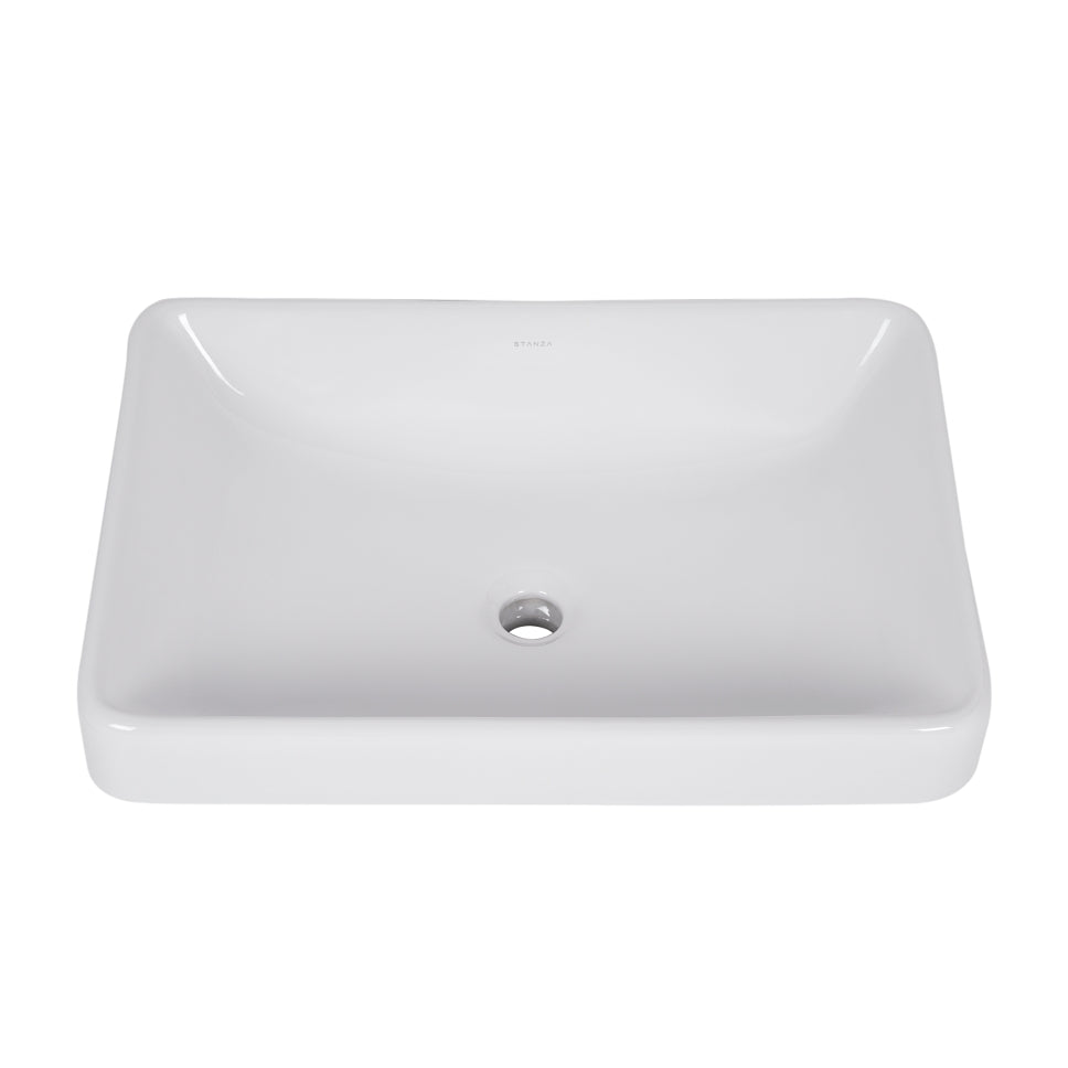 Lavabo de semi encaje KADER®E medida 57.5x41 cm Stanza 71.7124.23 ¡DISPONIBLE PARA ENTREGA!