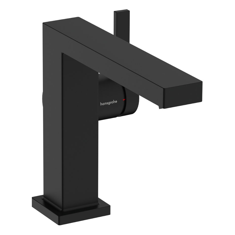 Tecturis E Monomando de lavabo 110 Fine CoolStart EcoSmart+ Vaciador push open Negro Mate Hansgrohe 73020670 Essentials