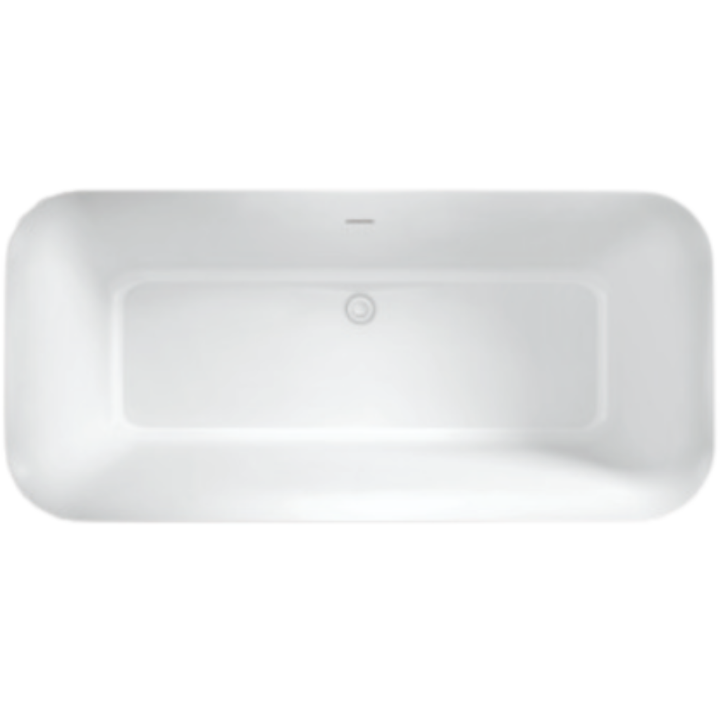 Tina URREA freestandig rectangular 21TF.3 color blanco mate, acrí­lico, capacidad 310L.