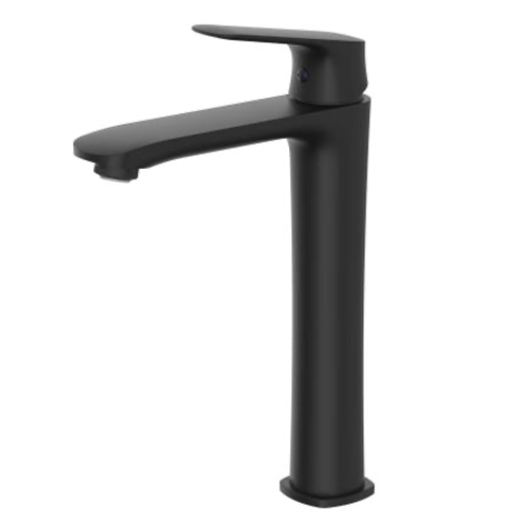 Monomando alto para lavabo CASSIA® Negro Urrea 9435LU.2