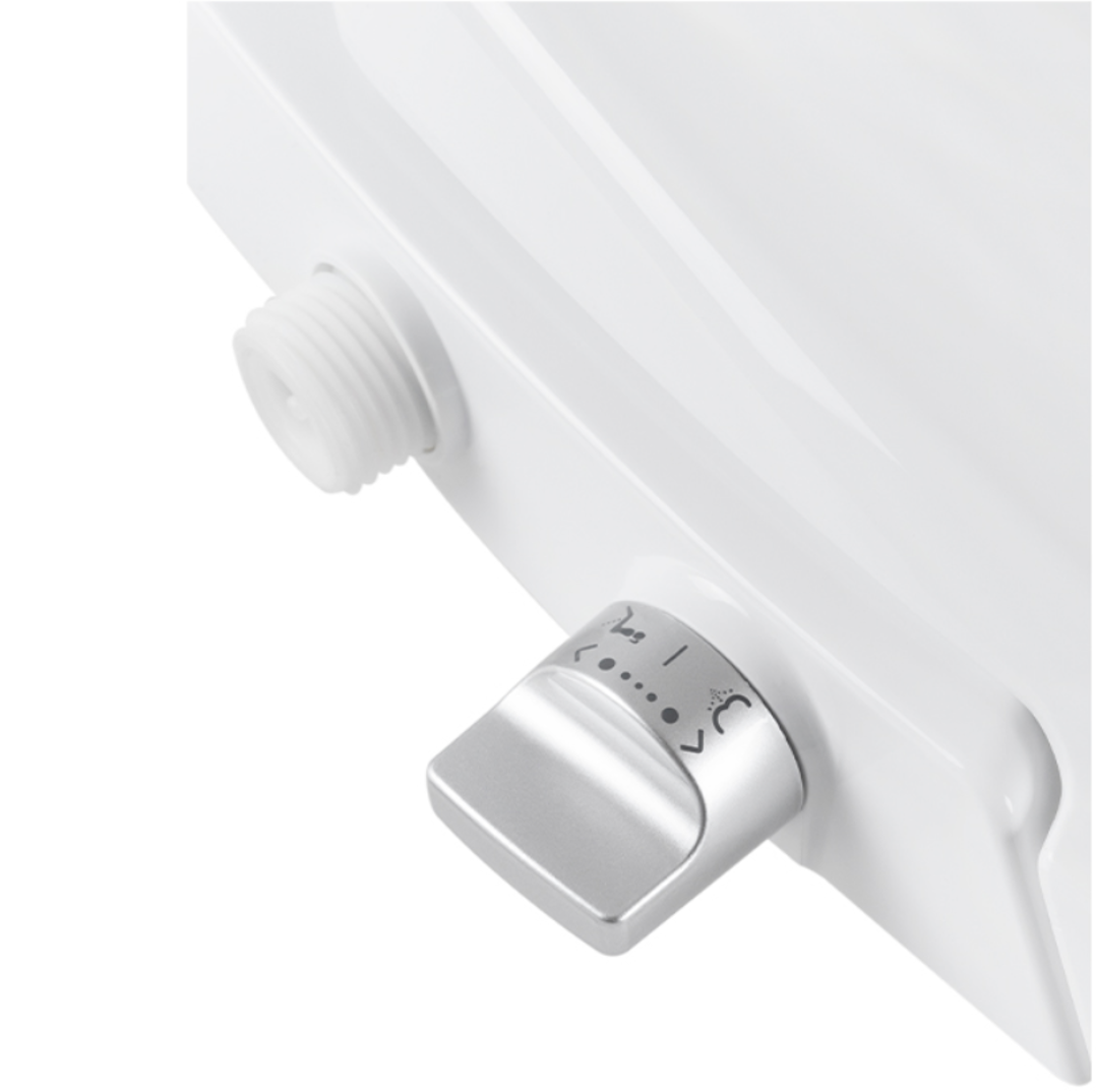 Asiento Bidet Mecánico Alargado color Blanco Urrea AACM202L