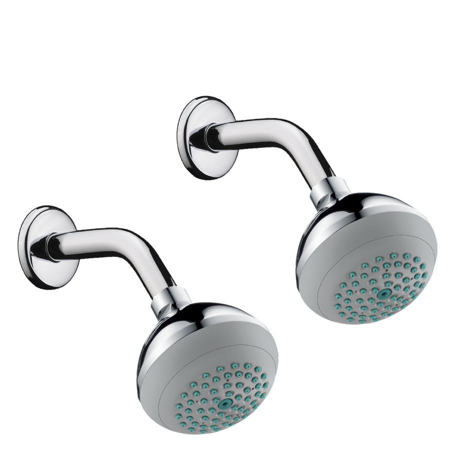 2 Sets de Regadera Crometta 85 con Brazo de la marca alemana HANSGROHE a SUPER PRECIO!!