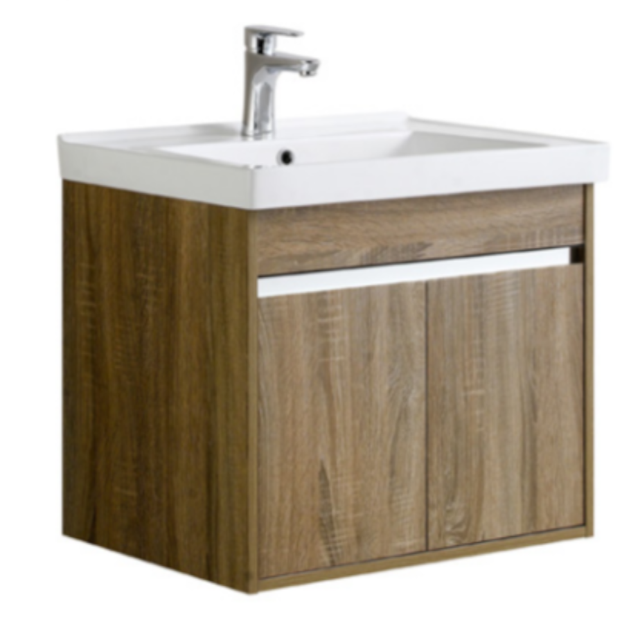 Gabinete para Baño con Lavabo integrado a Cubierta. Medidas 60x46x42 cm.