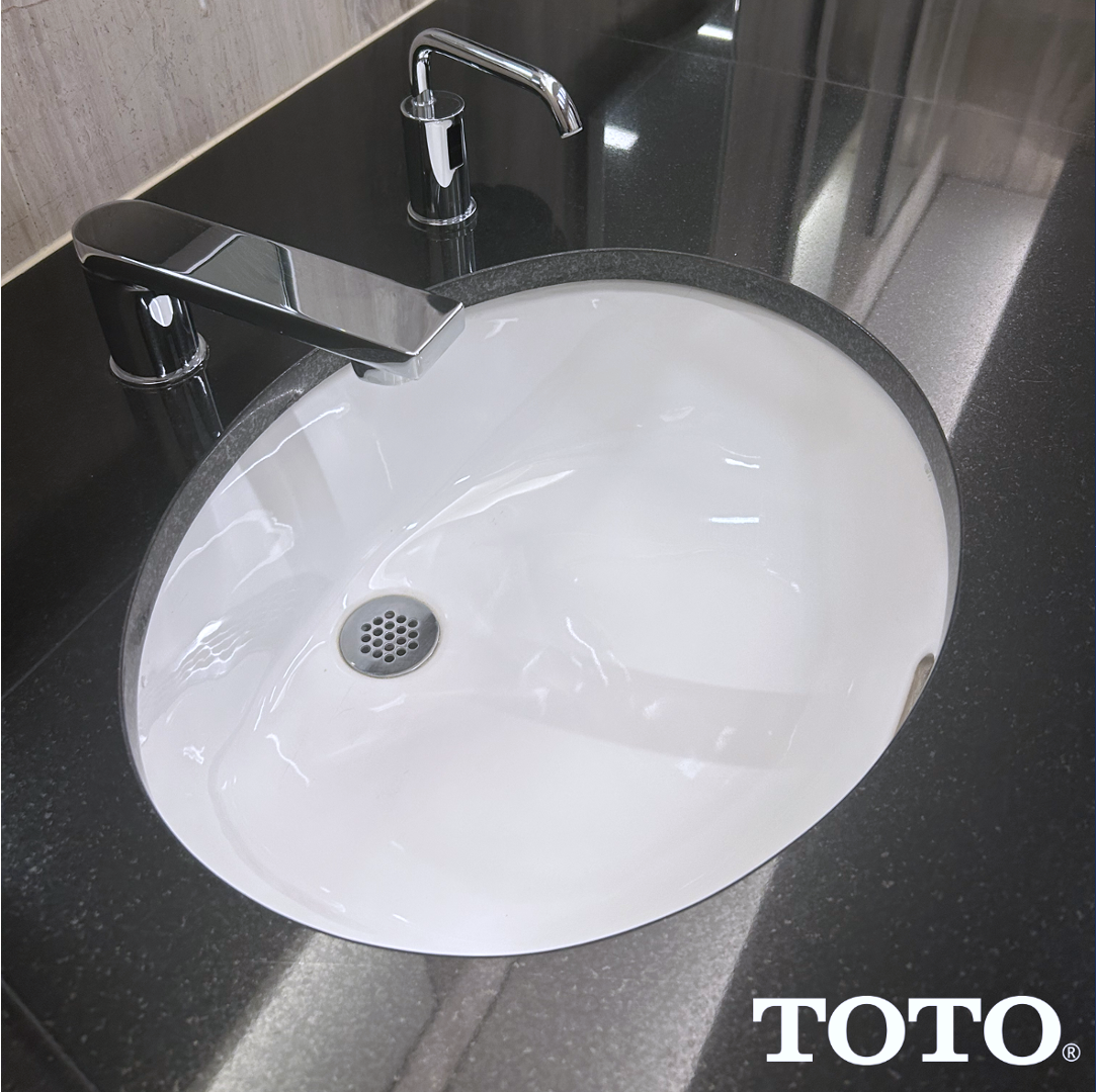 TOTO Lavabo Fina Porcelana de Bajocubierta con Rebosadero TOTO LT569#01