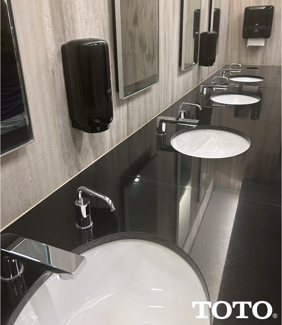 TOTO Lavabo Fina Porcelana de Bajocubierta con Rebosadero TOTO LT569#01