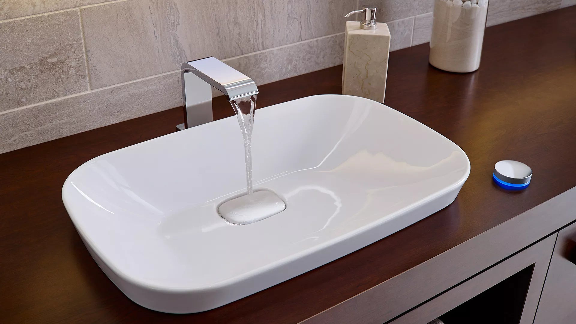 TOTO Neorest® Kiwami® Lavabo de Semi empotre Fina Porcelana 60x40 cm TOTO LT995G#01 -PEDIDO ESPECIAL-
