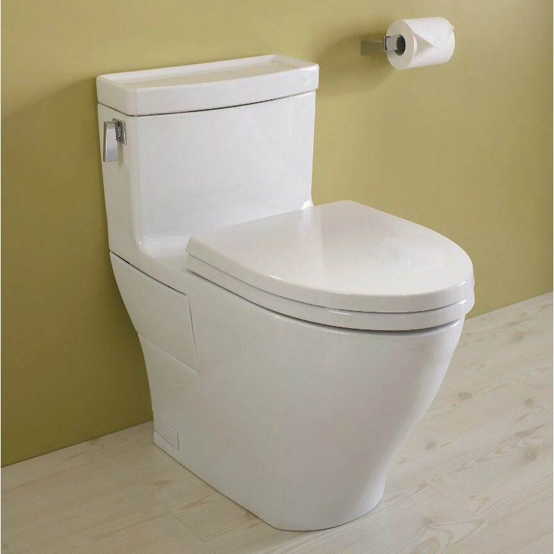 TOTO Legato™ One Piece Toilet 1.28 GPF Inodoro de Taza alargada TOTO MS624124CEFG