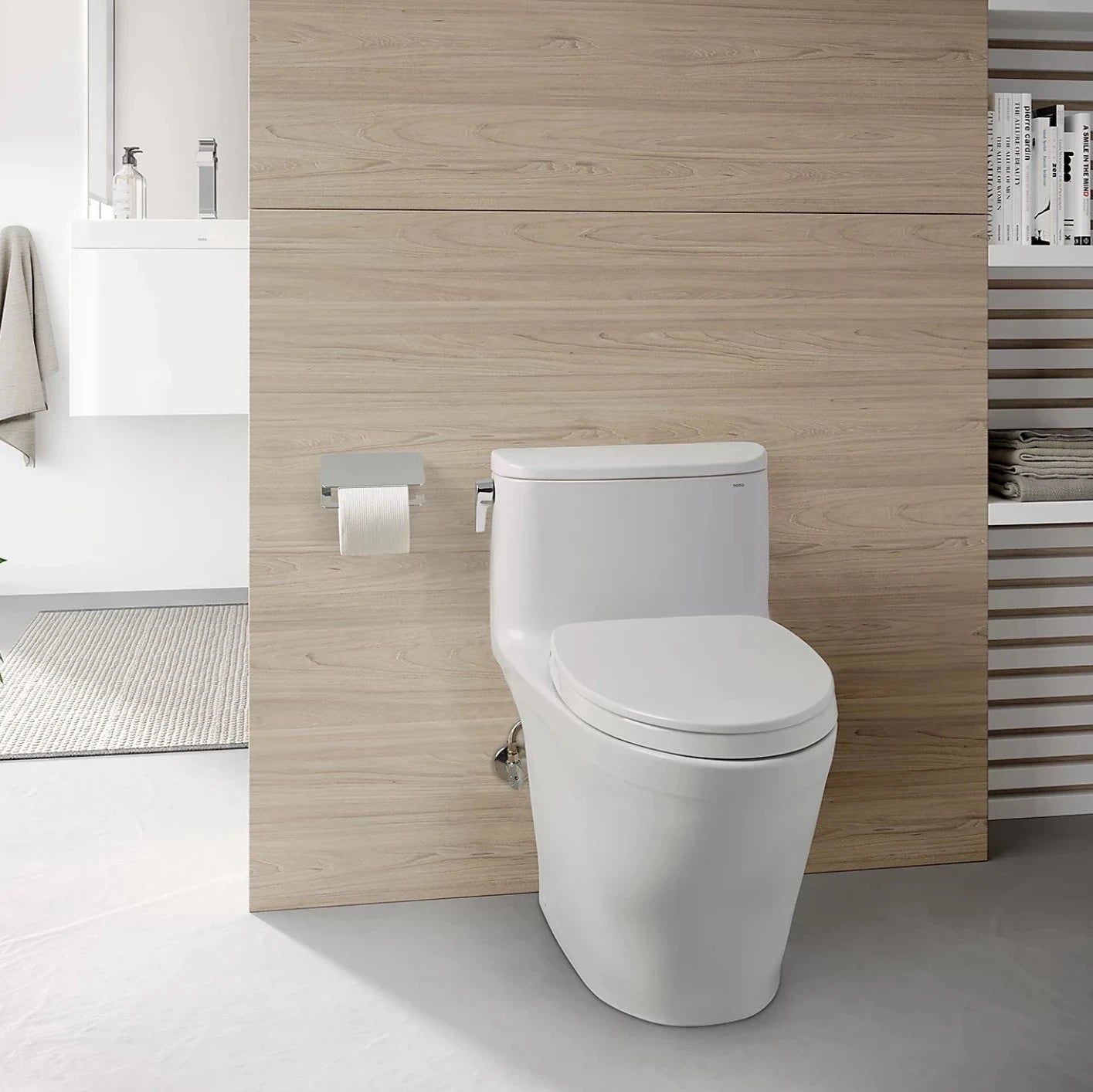 ¡NUEVO! TOTO Nexus® One Piece Inodoro 1.28 GPF Taza alargada TOTO MS642124CEFG#01