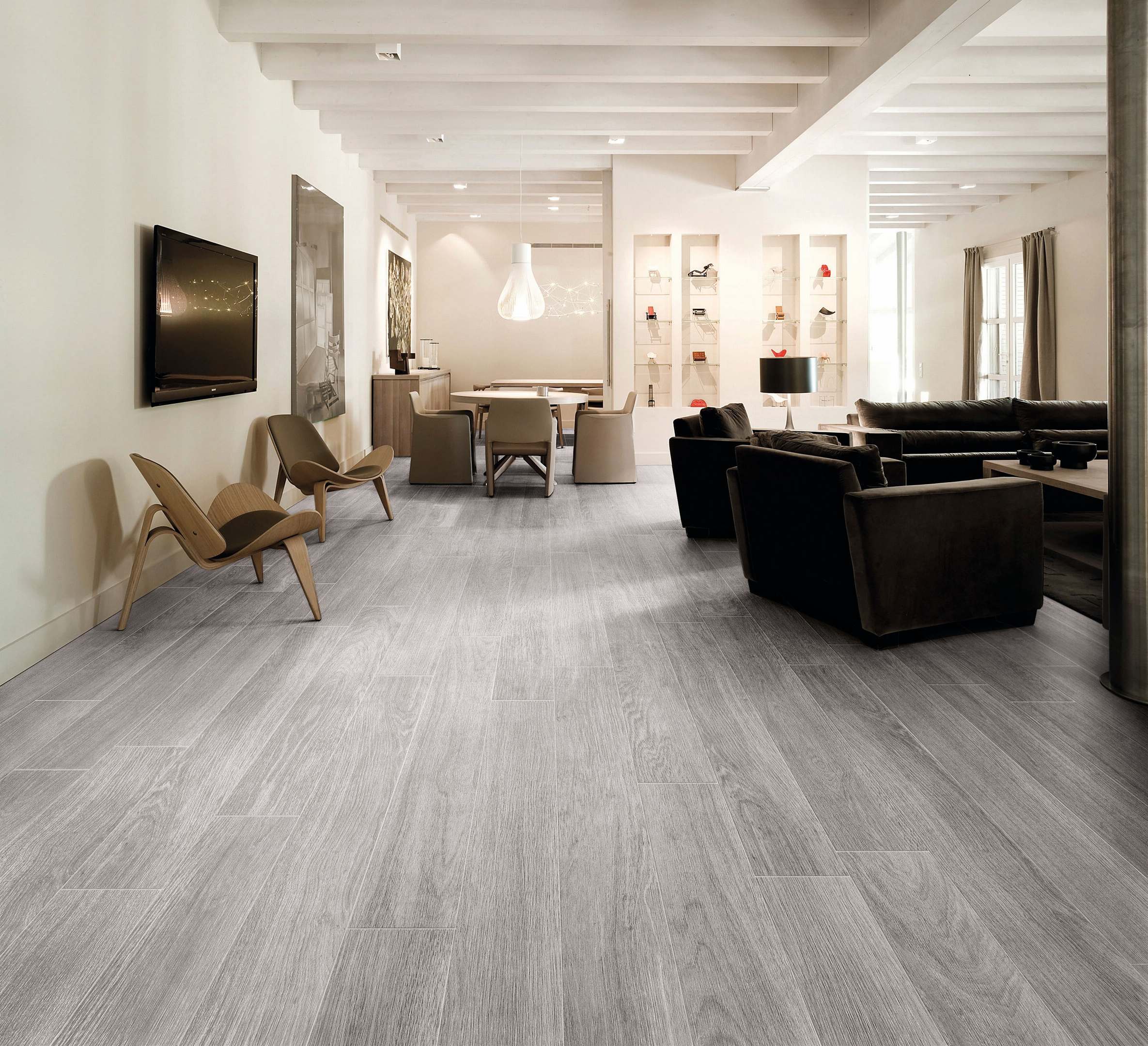 MARBELLA OAK GRAY - Piso SPC 122x18.3x0.55 cm. Caja con 10 piezas / 2.24 m2