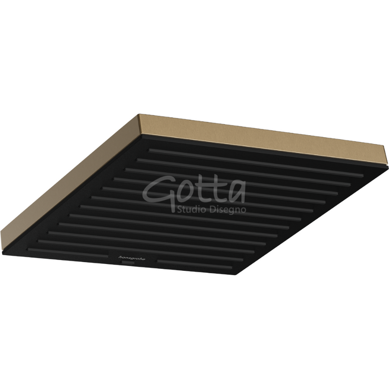 Pulsify E 260 Ducha fija 1 jet EcoSmart Bronce Cepillado/Negro Hansgrohe 24331140 Essentials