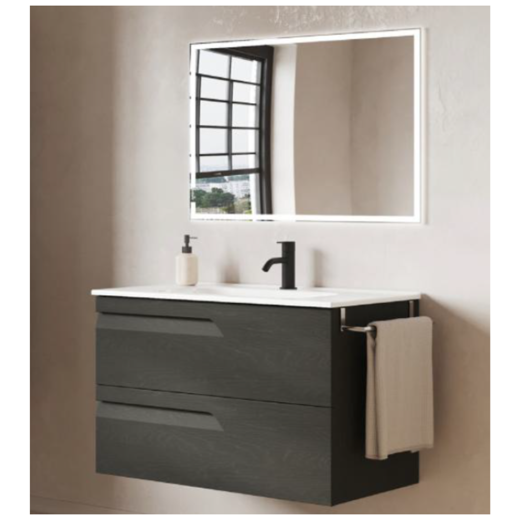 Gabinete Vitale 80cm volado Bodega Gray