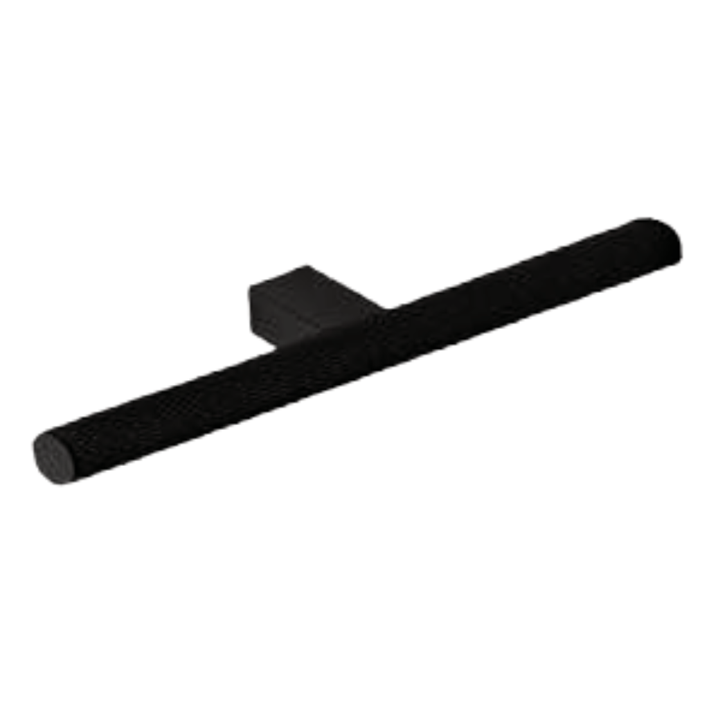 Toallero Doble De 42.3cm Acero Inoxidable Negro Mate - Wasser