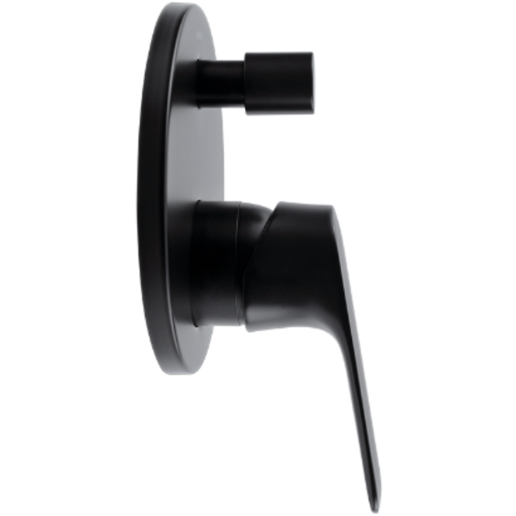 Urrea Monomando con desviador para regadera CASSIAÂ® negro mate