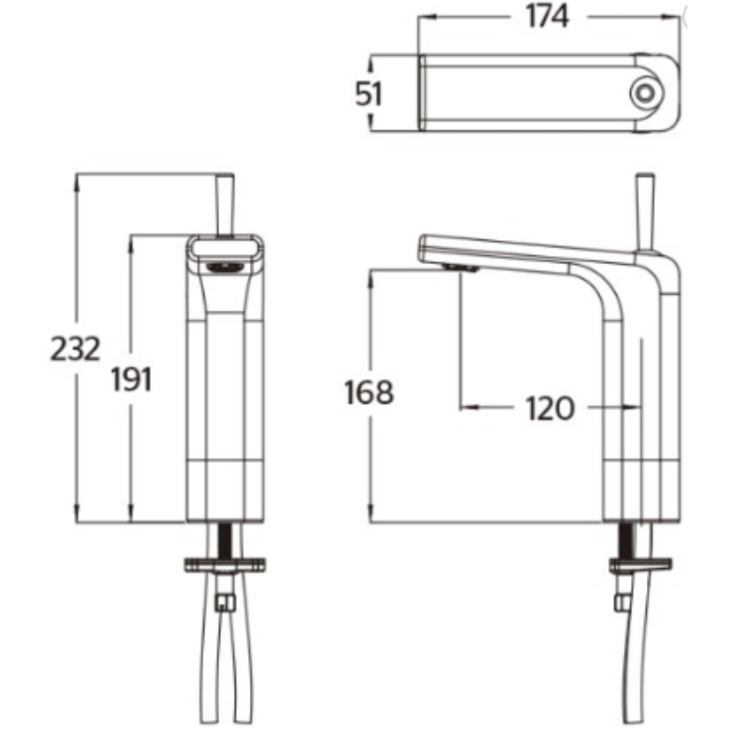 Monomando para lavabo HasenÂ® URREA