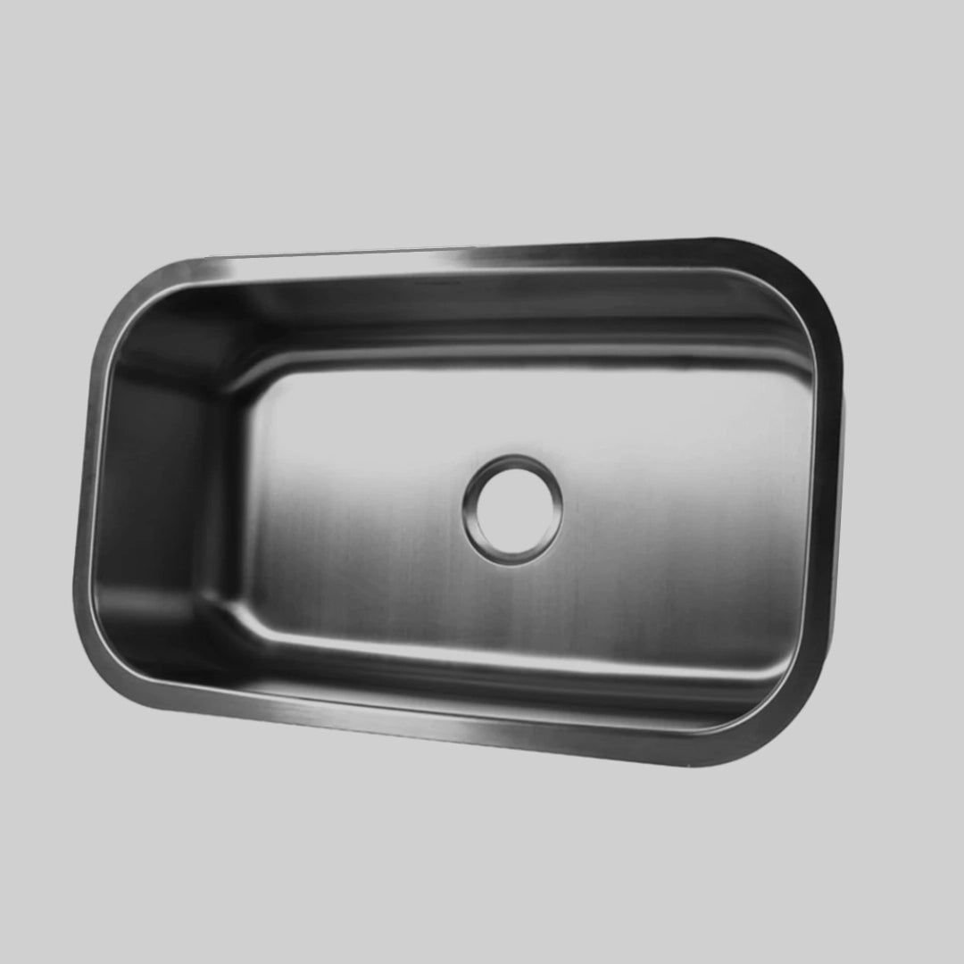 Tarja para Cocina de Submontar acero inoxidable 80x46x22.9 cm