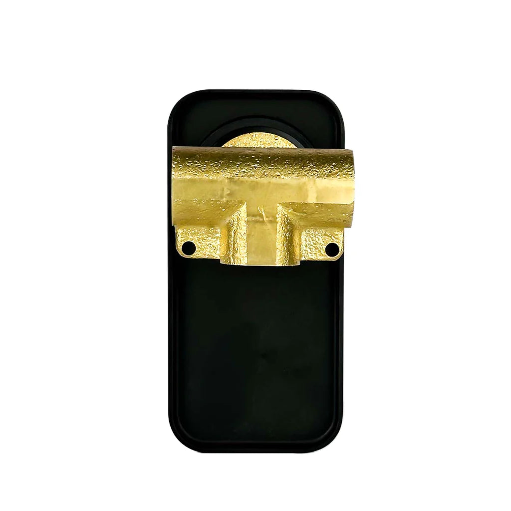 Monomando para Regadera Negro / Oro Rosa Slide
