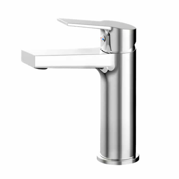 Monomando Corto para Lavabo Cromo Contract Basic Tecnobath