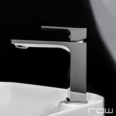 Monomando Corto Para Lavabo Cromo Row Tecnobath TB40.011
