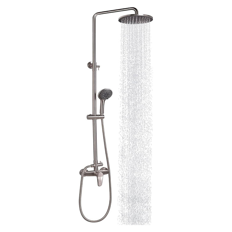 Regadera de Columna con ducha de mano Tecnobath