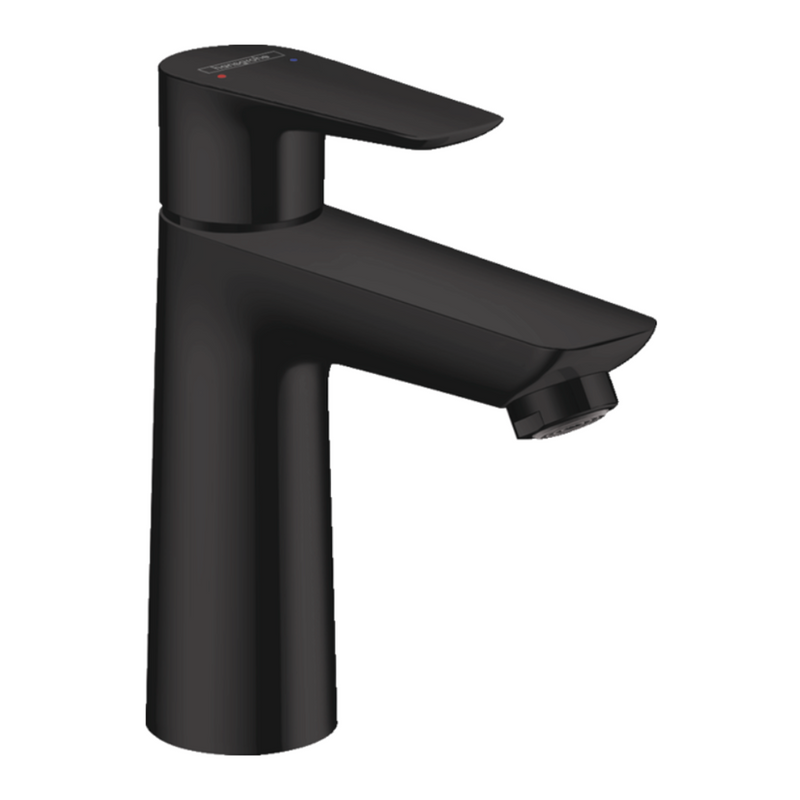 Talis E Monomando de lavabo 110 sin vaciador Negro Mate Hansgrohe 71712670 Essentials