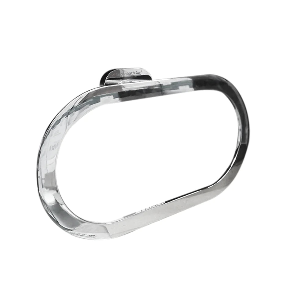 Toallero de argolla cromo Elipse Tecnobath TB26.439