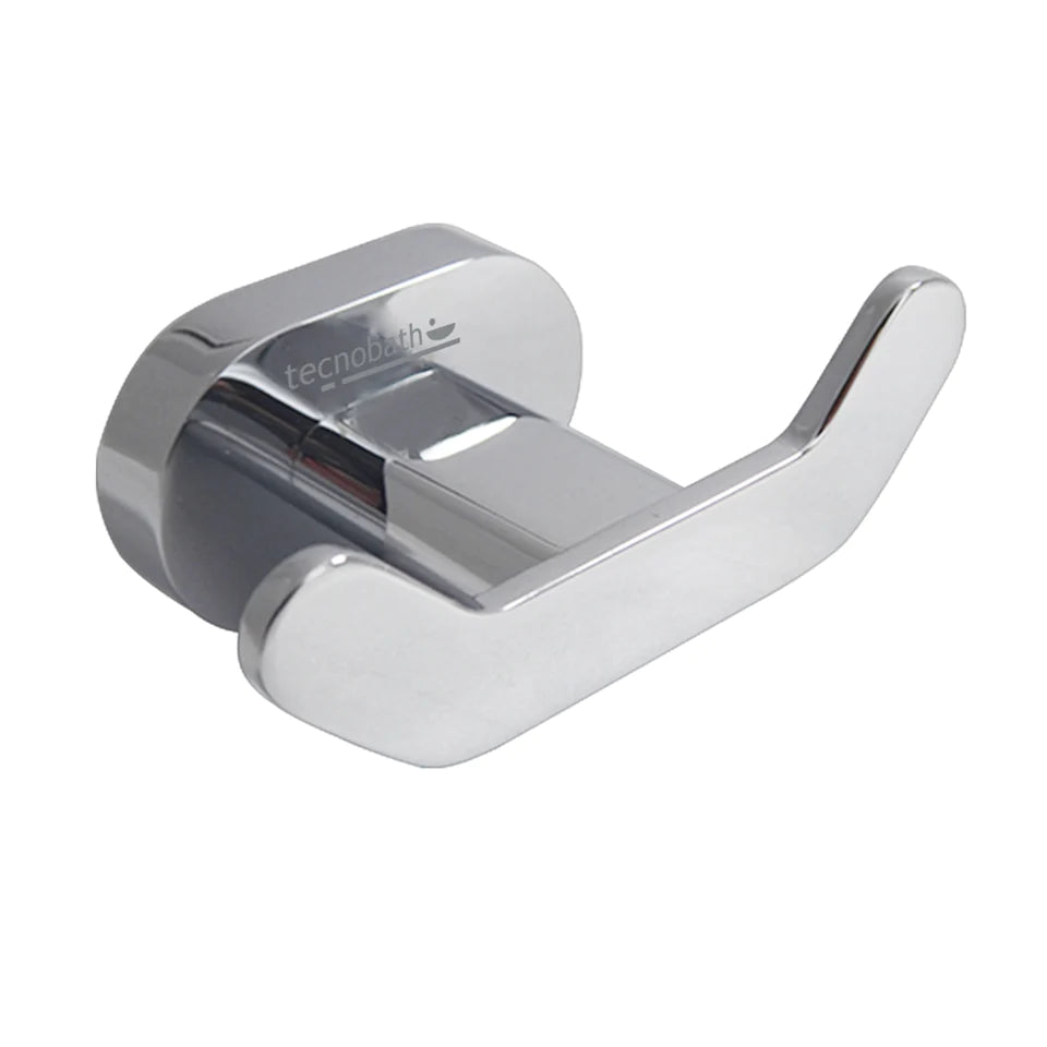 Percha doble cromo Elipse TB26.459 Tecnobath