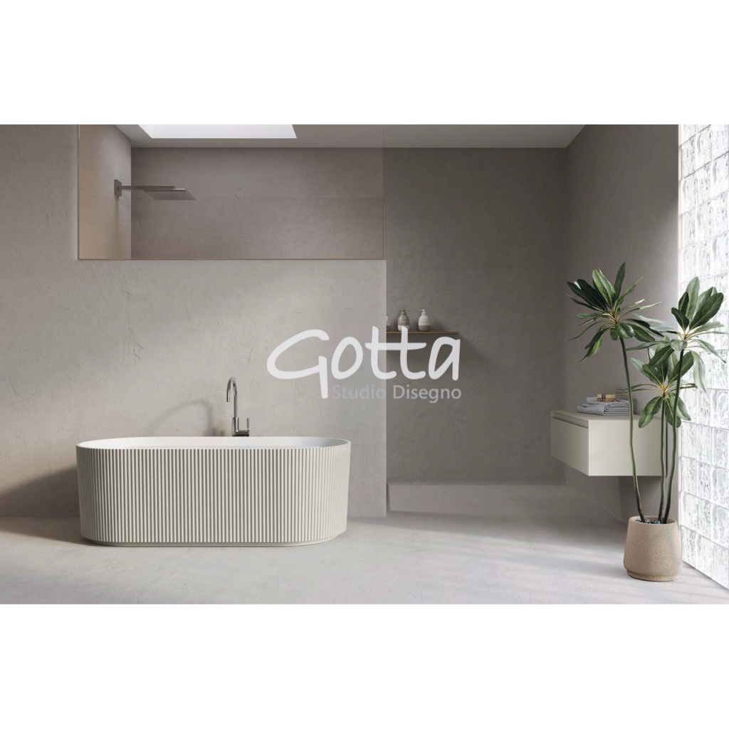 OLYMPIA - Tina freestanding ovalada acrílico Blanco Mate 170x80x58 cm. Producto Español ¡DISPONIBLE PARA ENTREGA INMEDIATA!