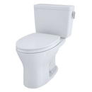 TOTO Drake - Inodoro de Dos Piezas  - 1.0 GPF y 0.8 GPF Taza Alargada CefionTec TOTO CST746CUMFG